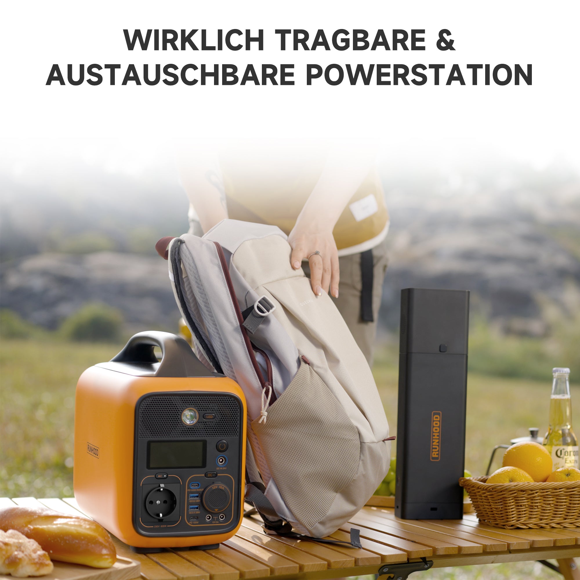 RALLYE 600 | 648Wh 600W | Tragbare Powerstation